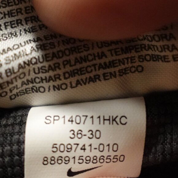 Nike Golf Tour Performance Dri-FIT Plaid Pants Men's 36x30 Gray - Picture 13 of 13